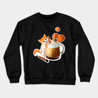 Pumpkin Spice Kitten Crewneck Sweatshirt